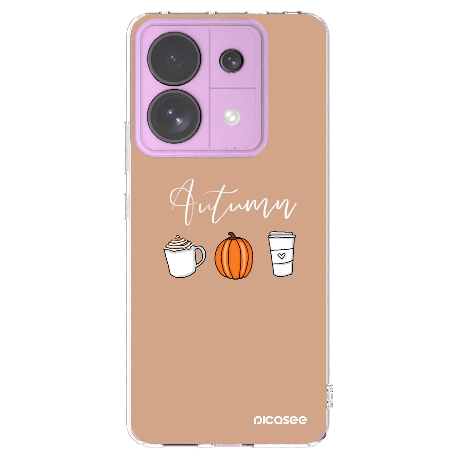 Picasee Xiaomi Redmi Note 13 Pro 5G Hülle - Transparentes Silikon - Autumn