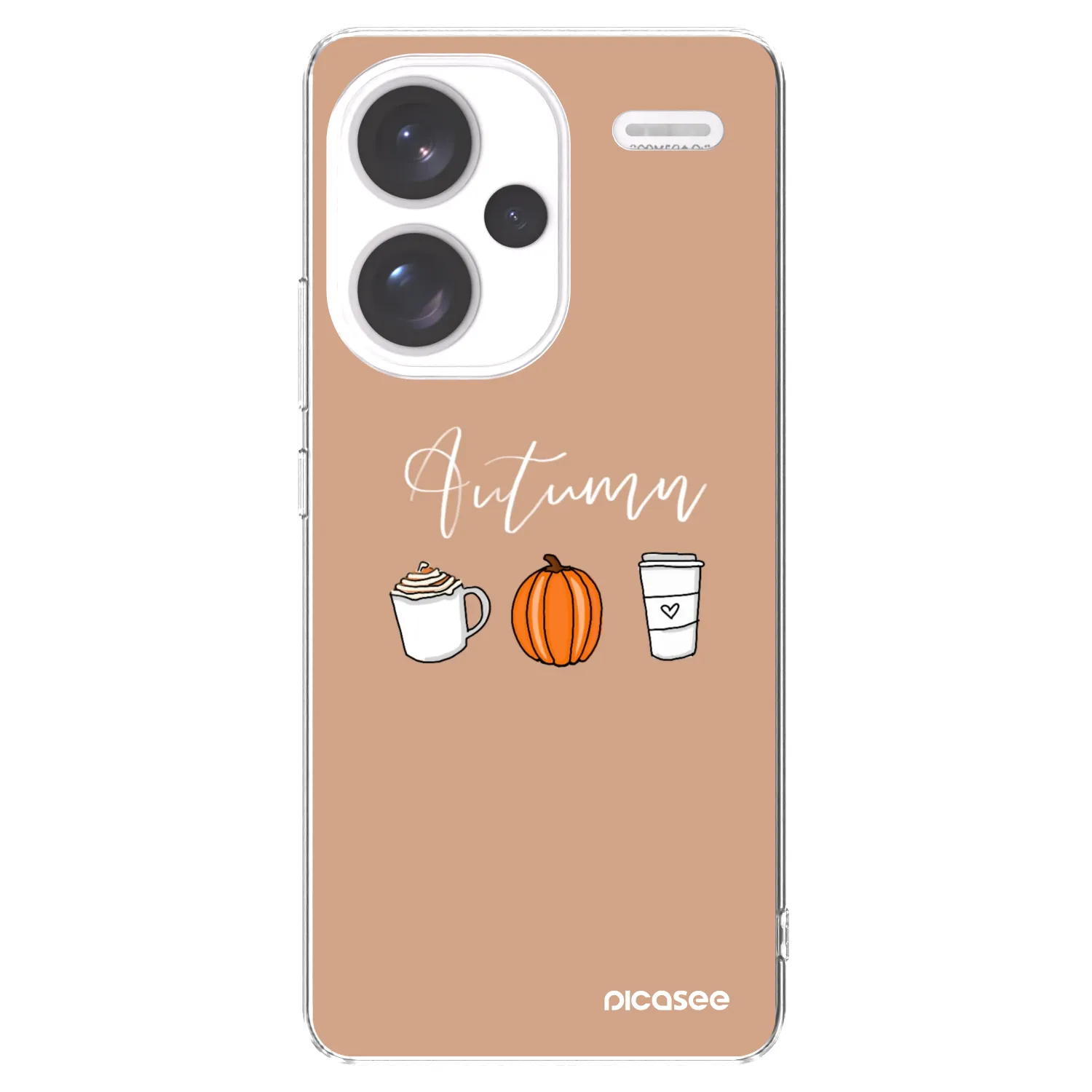 Picasee Xiaomi Redmi Note 13 Pro+ 5G Hülle - Transparentes Silikon - Autumn