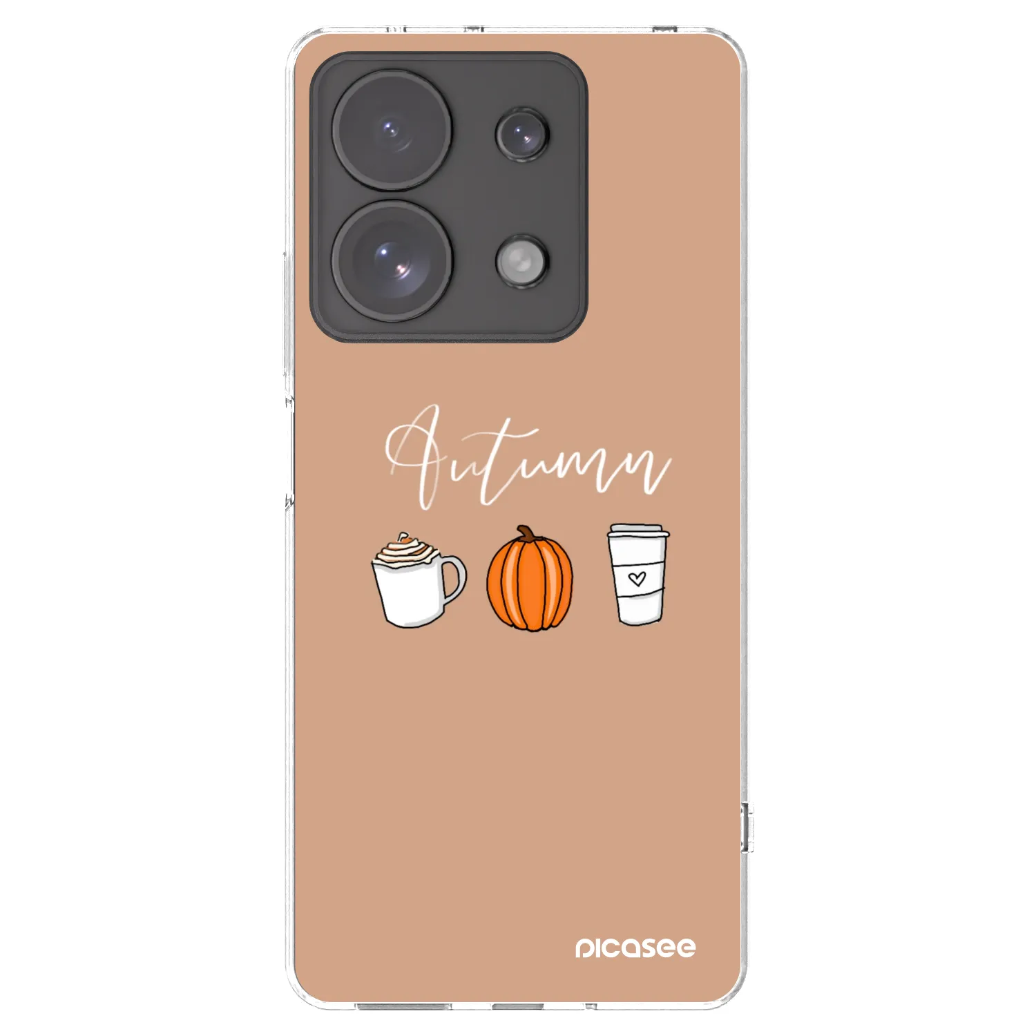 Picasee Xiaomi Redmi Note 13 Pro 4G Hülle - Transparentes Silikon - Autumn