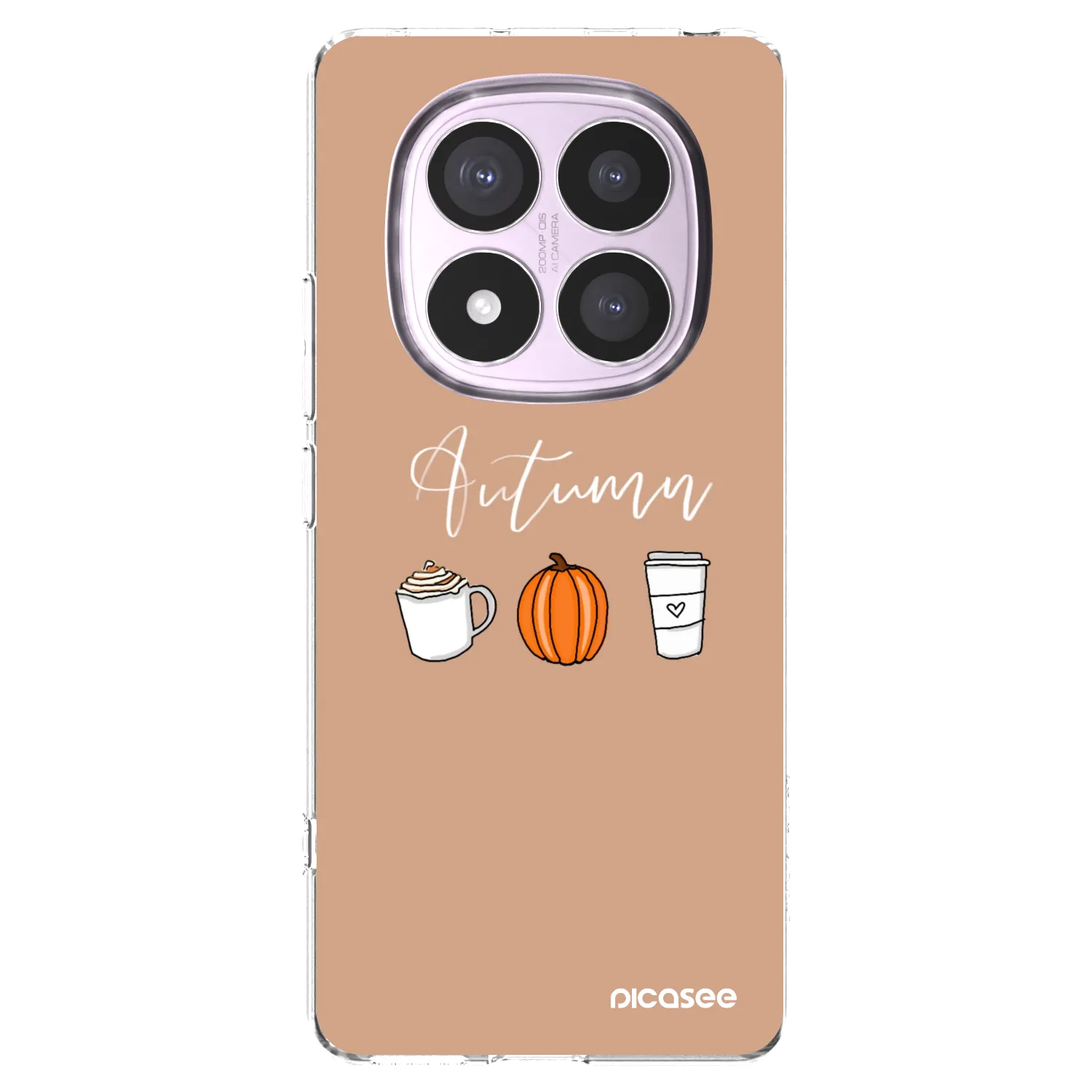 Picasee Xiaomi Redmi Note 14 Pro 5G Hülle - Transparentes Silikon - Autumn