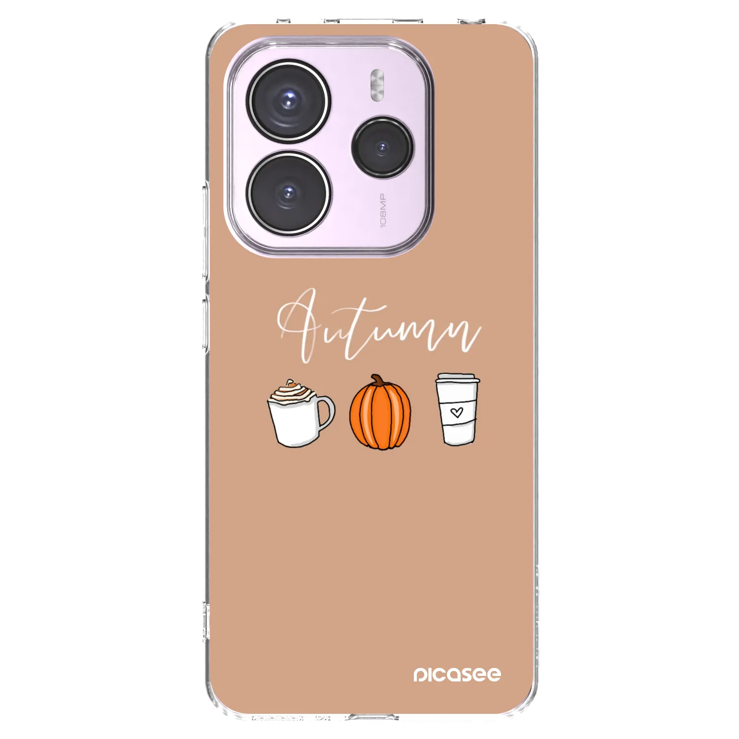 Picasee Xiaomi Redmi Note 14 5G Hülle - Transparentes Silikon - Autumn