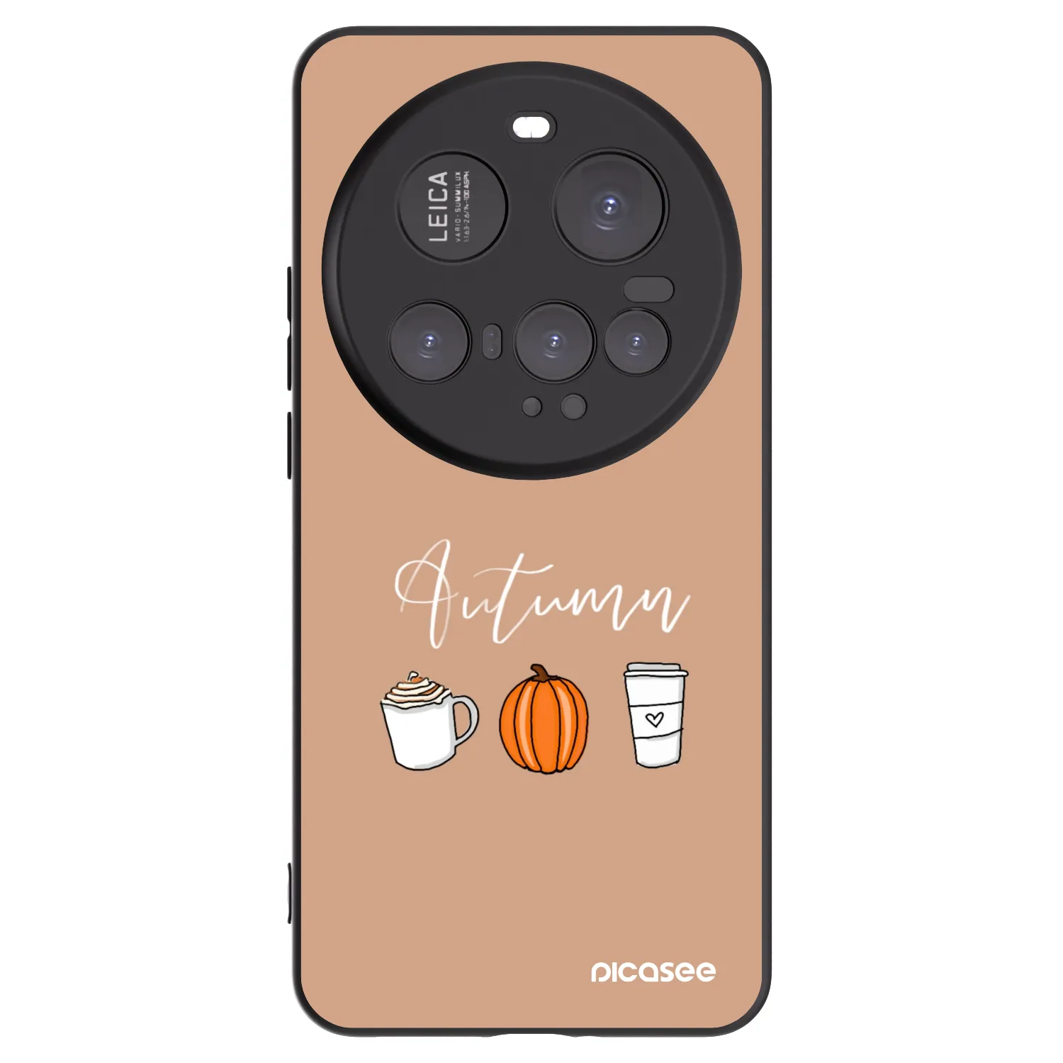 Picasee Xiaomi 15 Ultra Hülle - Schwarzes Silikon - Autumn