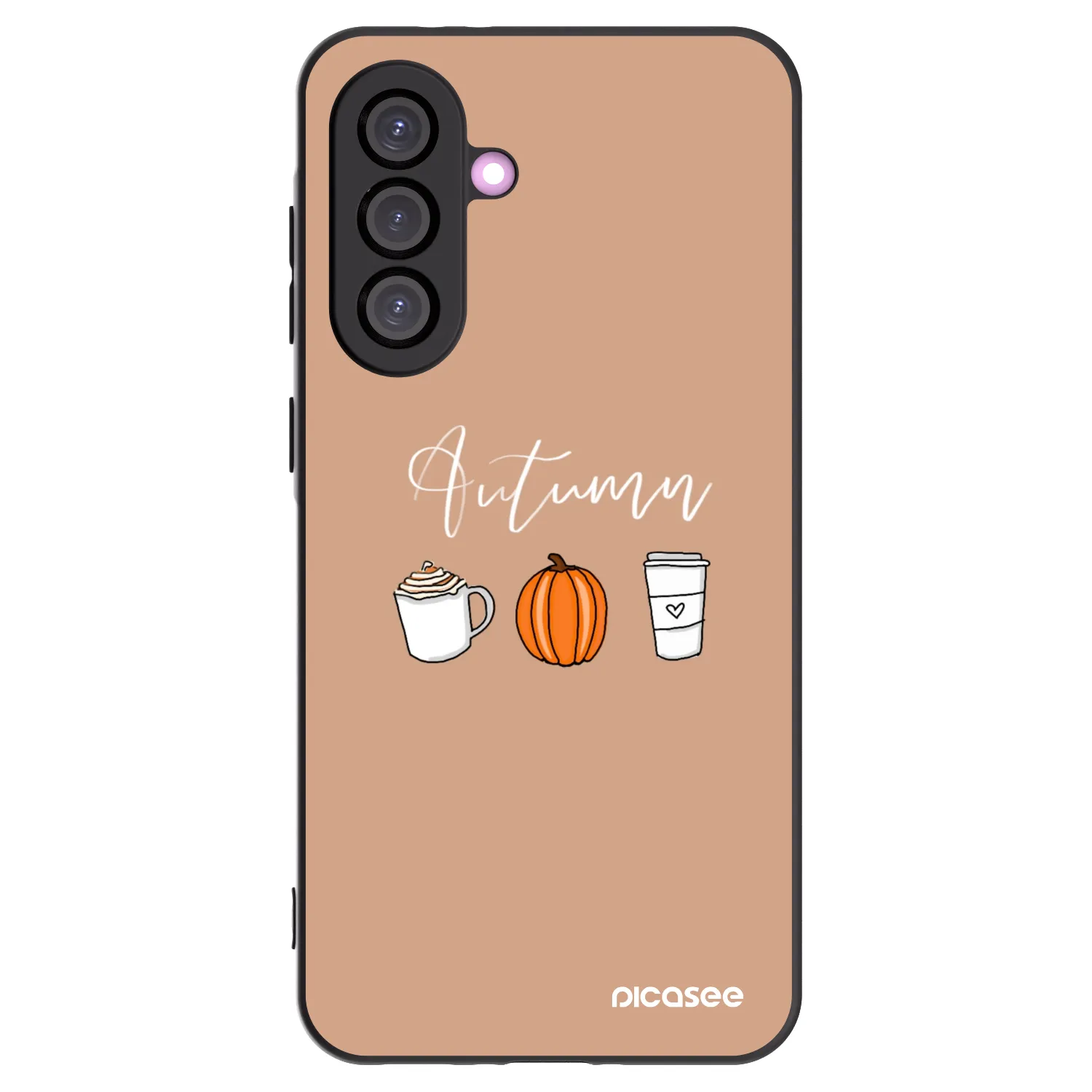Picasee Samsung Galaxy A56 5G A566B Hülle - Schwarzes Silikon - Autumn