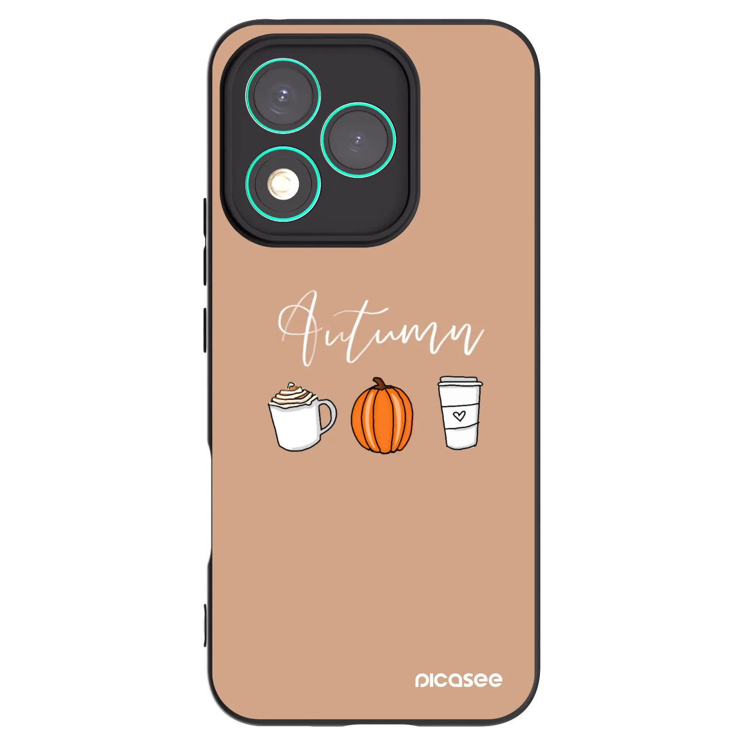 Picasee Honor 400 Lite 5G Hülle - Schwarzes Silikon - Autumn