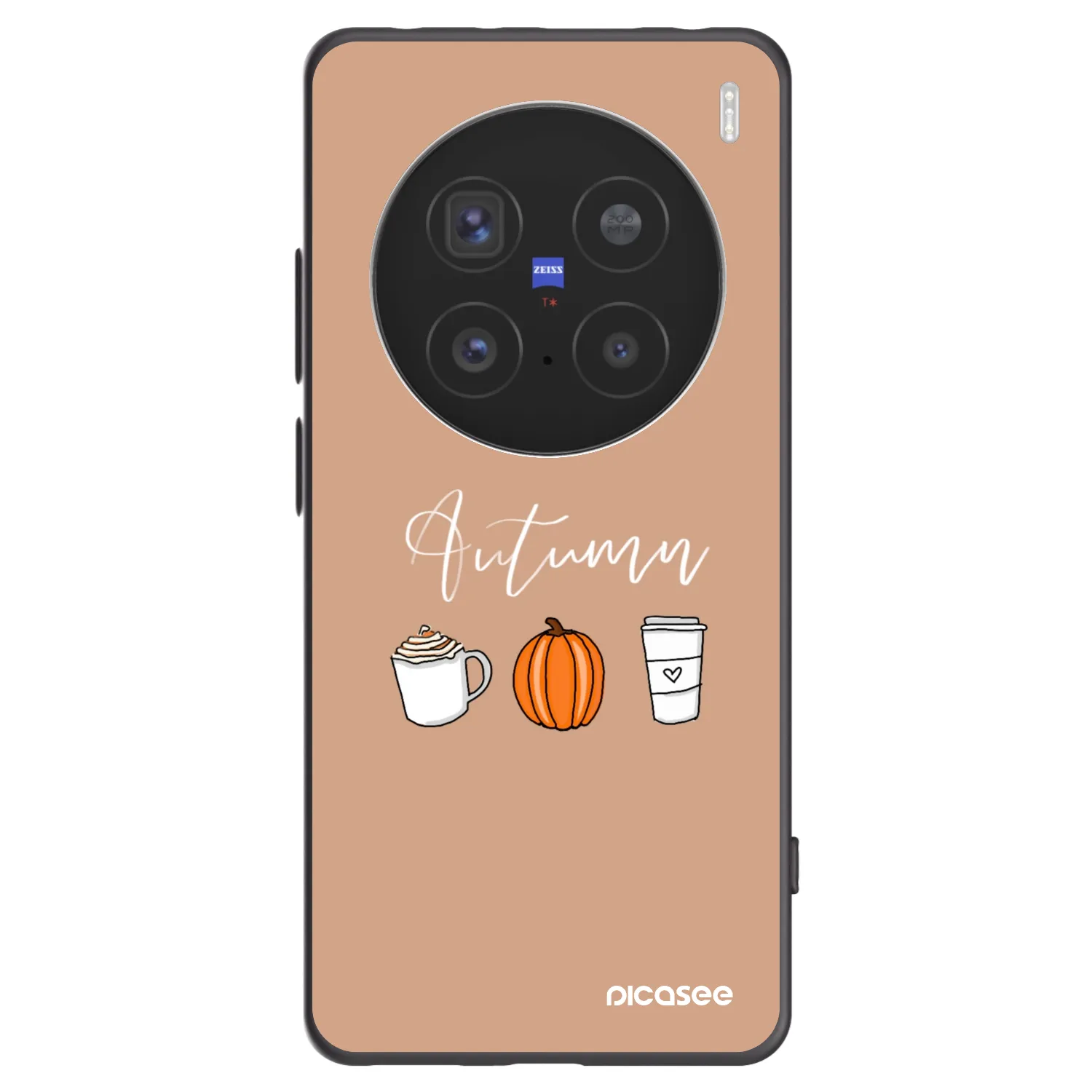 Picasee Vivo X200 Pro Hülle - Schwarzes Silikon - Autumn