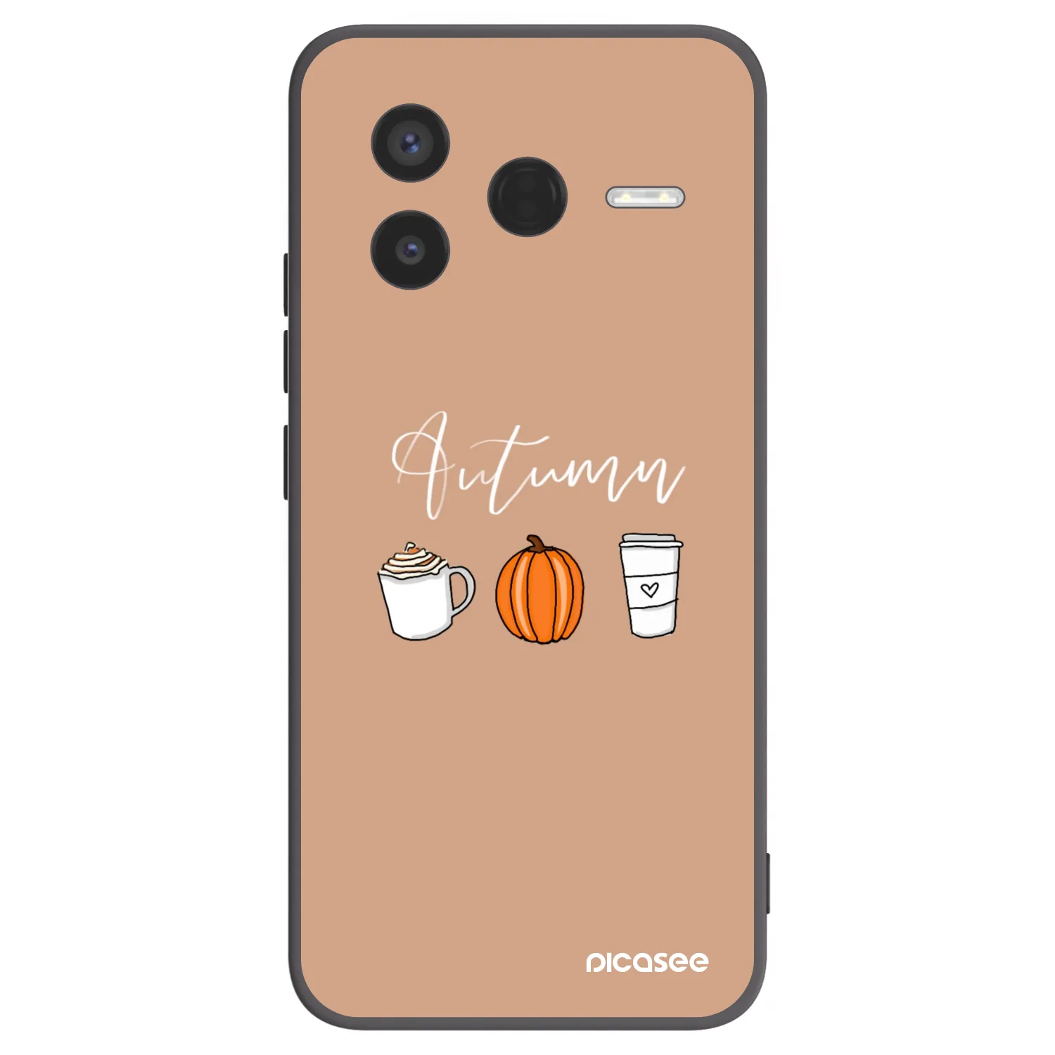 Picasee Xiaomi Poco F7 Pro 5G Hülle - Schwarzes Silikon - Autumn