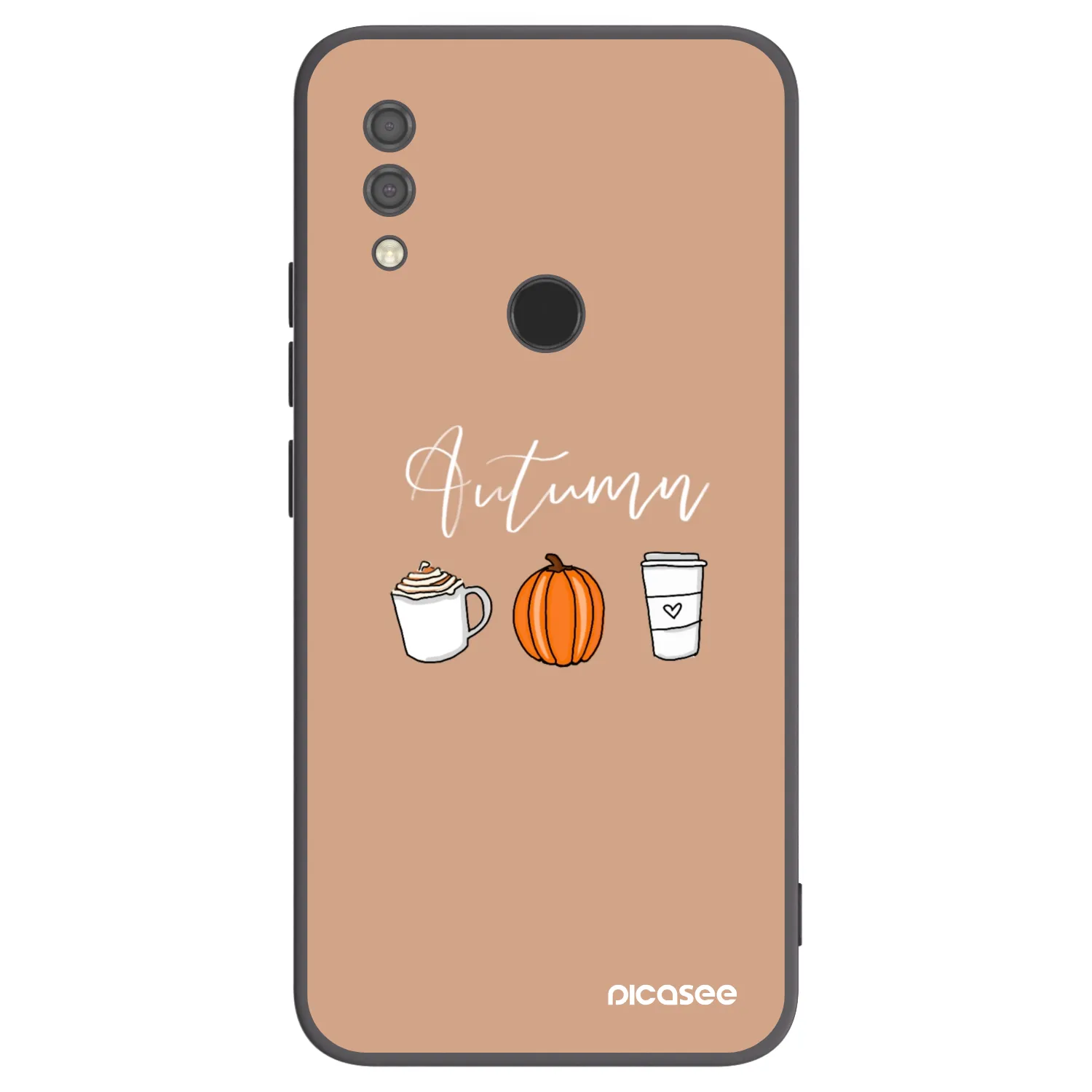 Picasee Xiaomi Redmi 7 Hülle - Schwarzes Silikon - Autumn