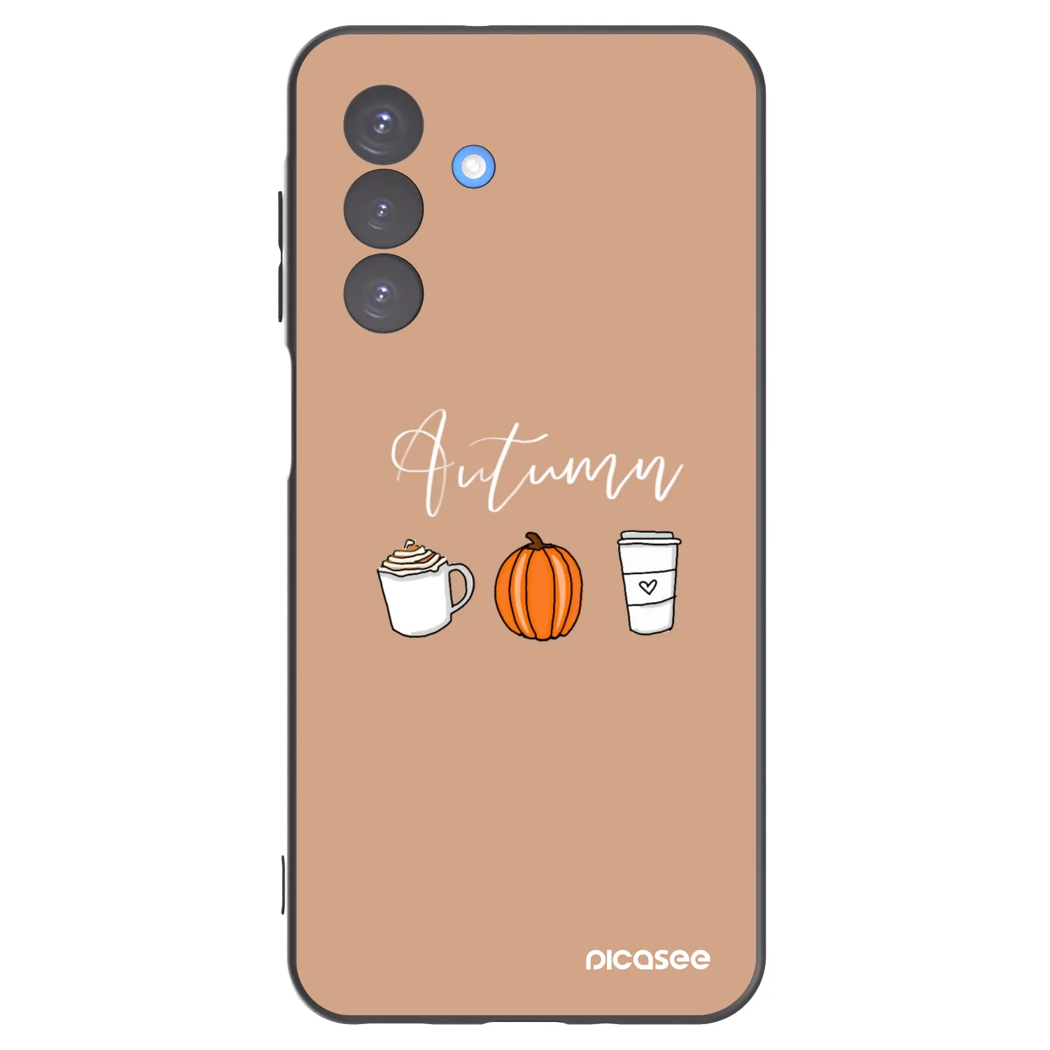 Picasee Samsung Galaxy A17 5G Hülle - Schwarzes Silikon - Autumn