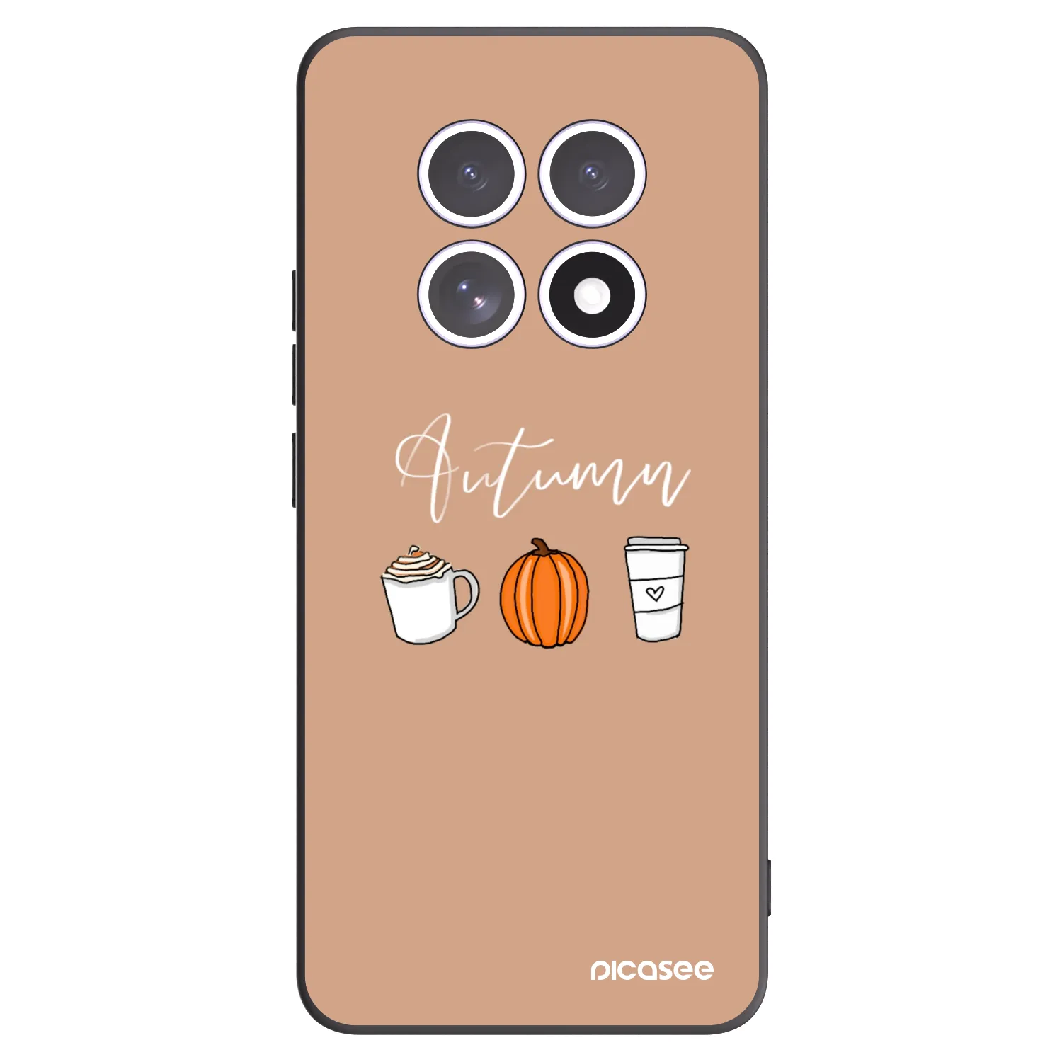 Picasee Xiaomi Redmi Note 15 4G Hülle - Schwarzes Silikon - Autumn