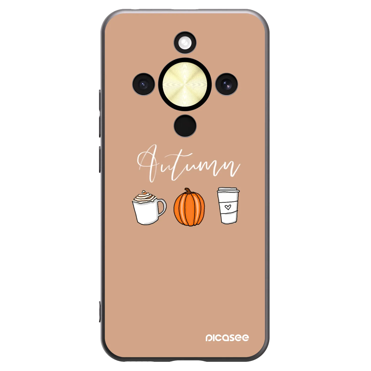 Picasee Honor Magic8 Lite 5G Hülle - Schwarzes Silikon - Autumn
