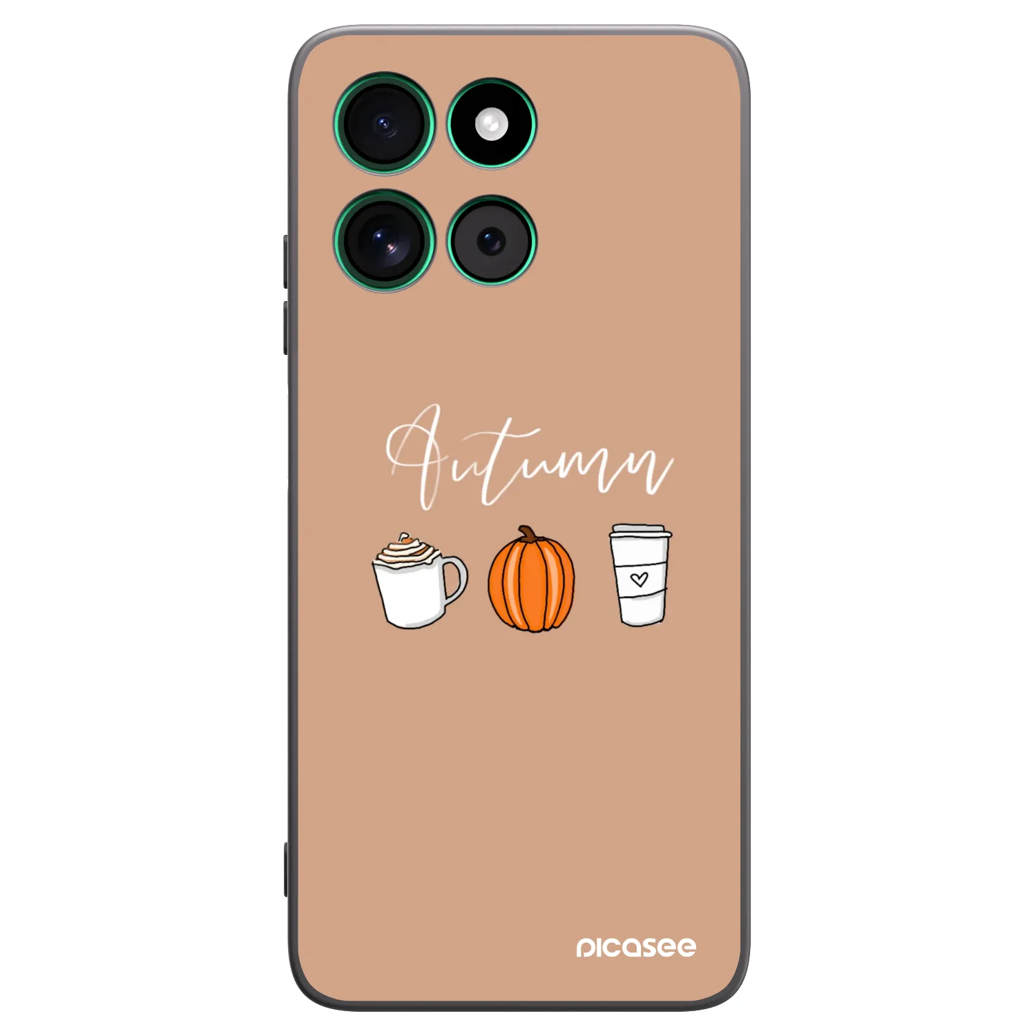 Picasee Motorola Moto G57 Power Hülle - Schwarzes Silikon - Autumn