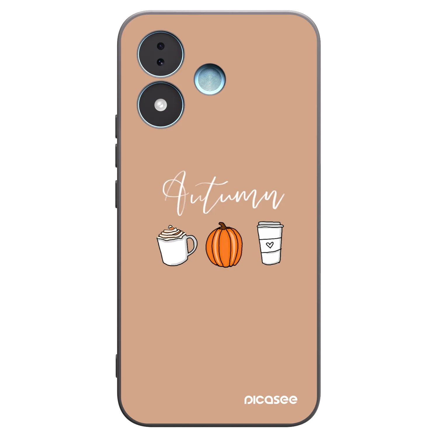 Picasee Xiaomi Redmi Note 17 5G Hülle - Schwarzes Silikon - Autumn