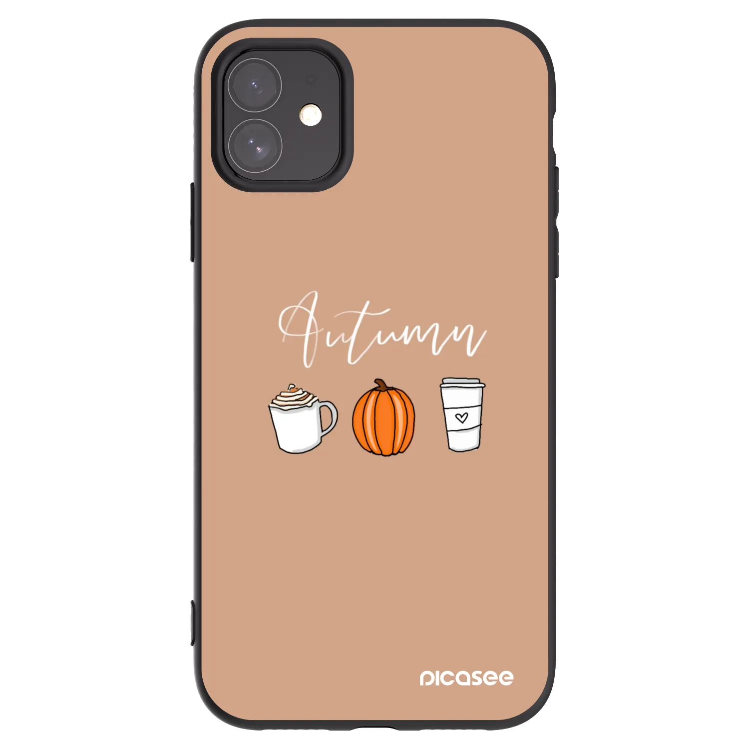 Picasee Apple iPhone 11 Hülle - Schwarzes Silikon - Autumn