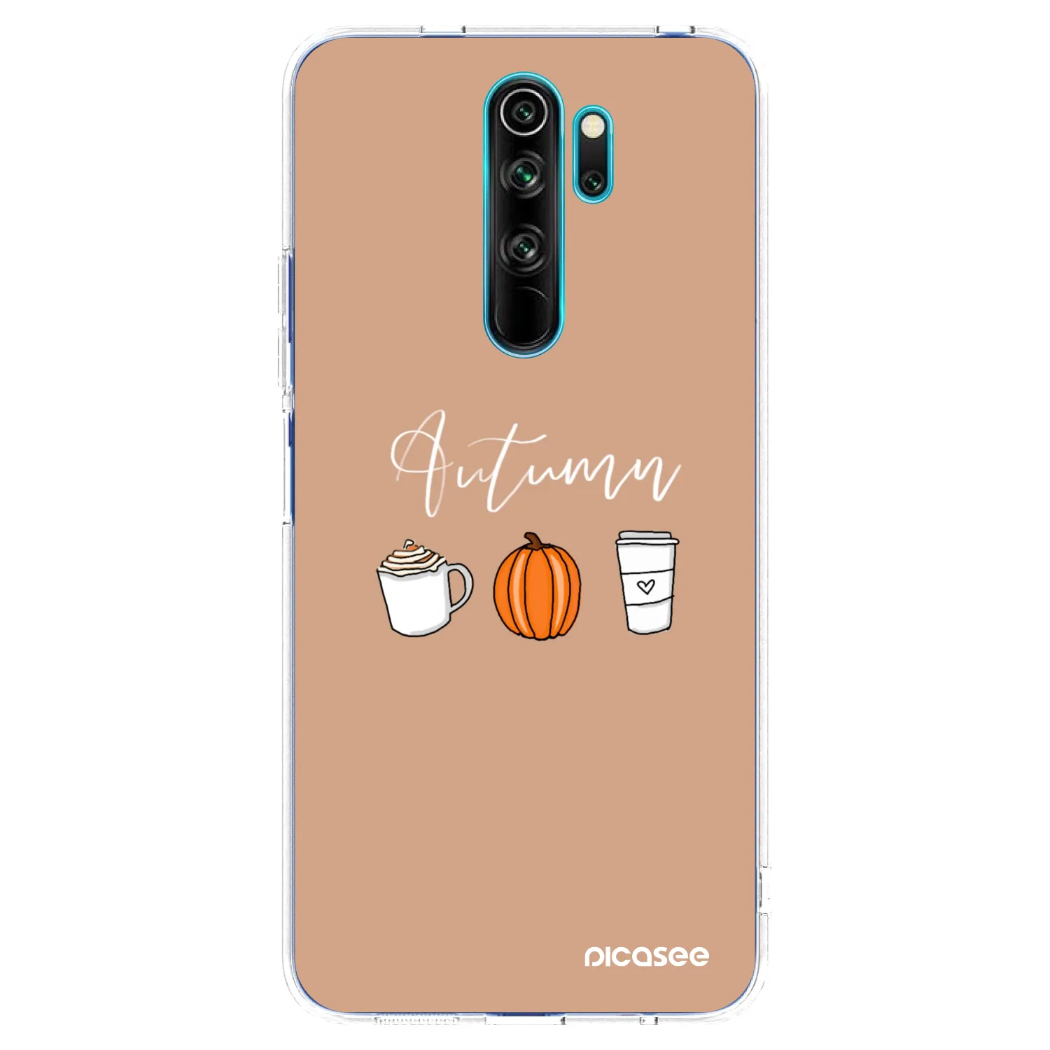 Picasee Xiaomi Redmi Note 8 Pro Hülle - Transparentes Silikon - Autumn