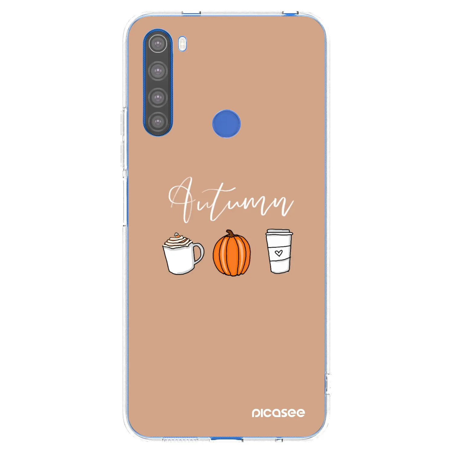 Picasee Xiaomi Redmi Note 8T Hülle - Transparentes Silikon - Autumn