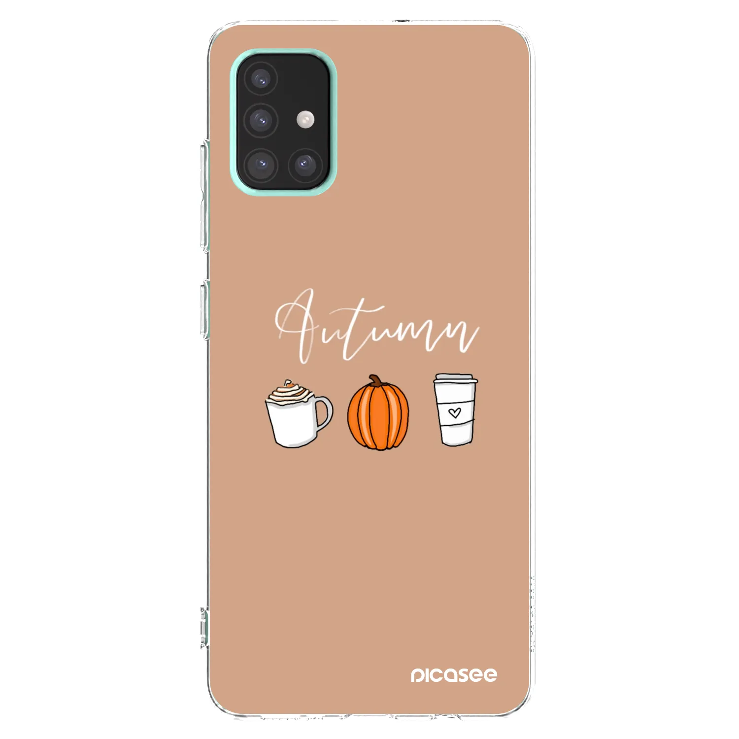 Picasee Samsung Galaxy A51 A515F Hülle - Transparentes Silikon - Autumn