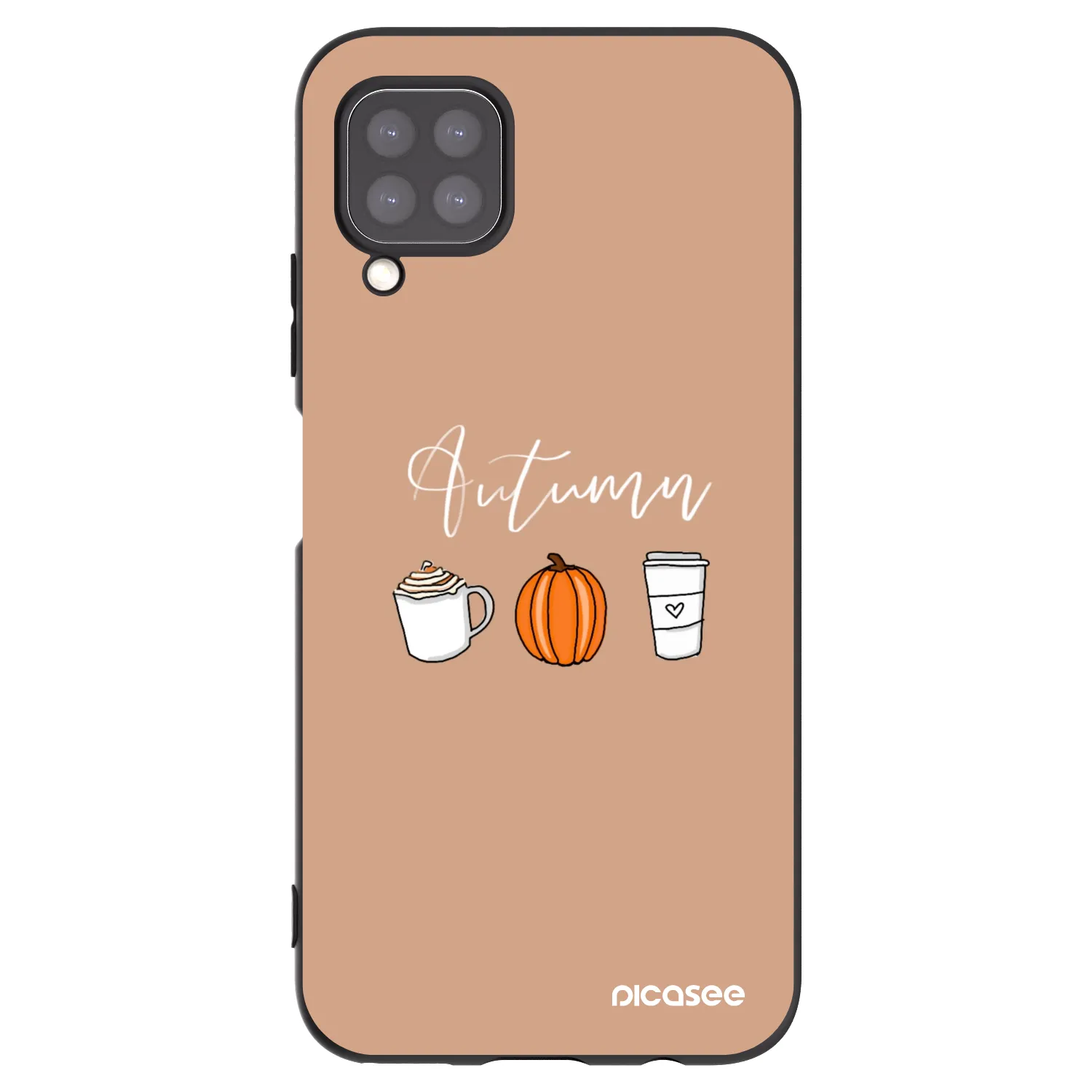 Picasee Huawei P40 Lite Hülle - Schwarzes Silikon - Autumn