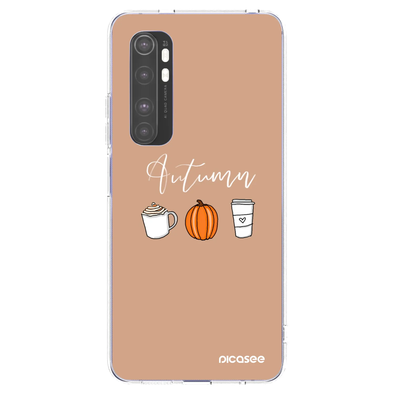 Picasee Xiaomi Mi Note 10 Lite Hülle - Transparentes Silikon - Autumn