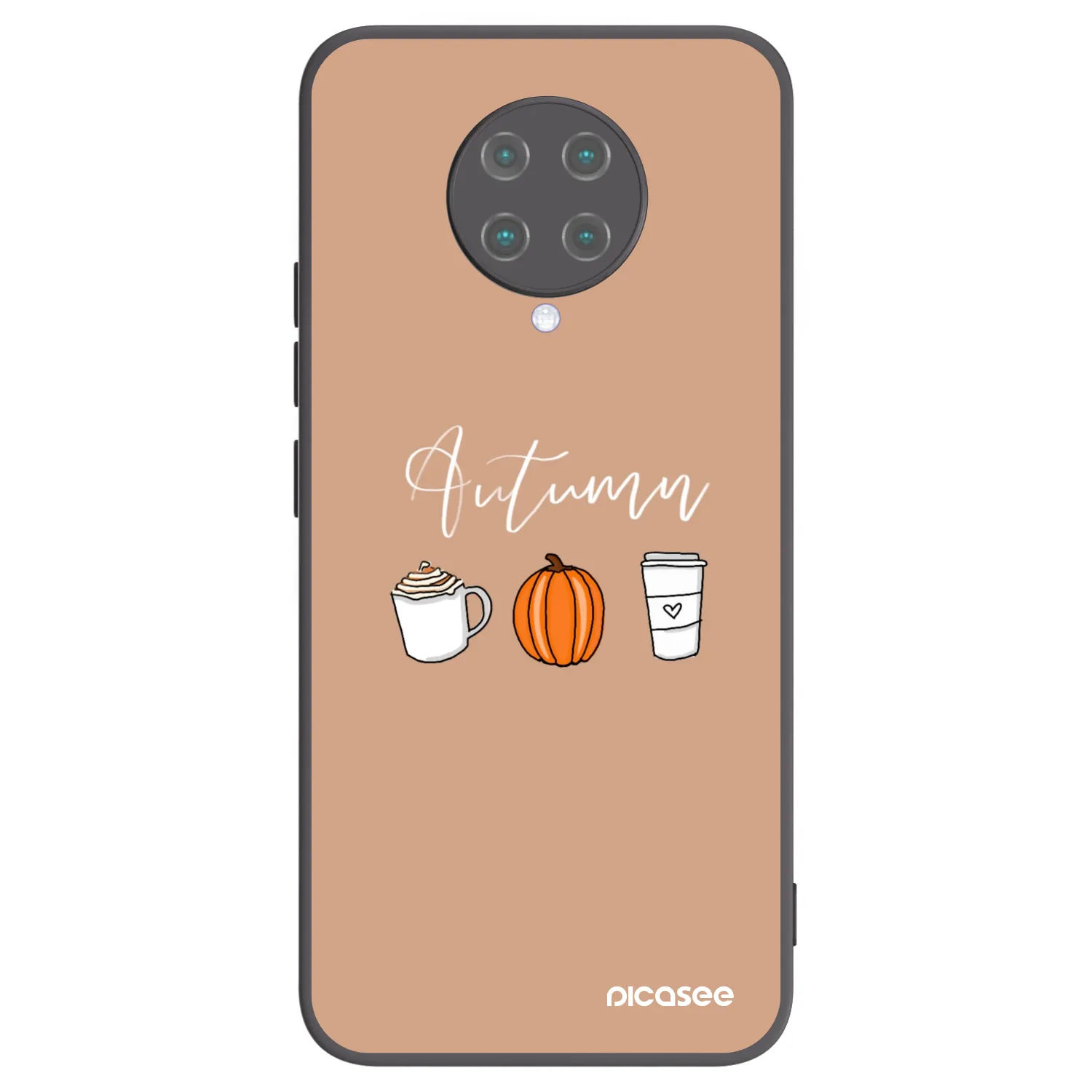 Picasee Xiaomi Poco F2 Pro Hülle - Schwarzes Silikon - Autumn