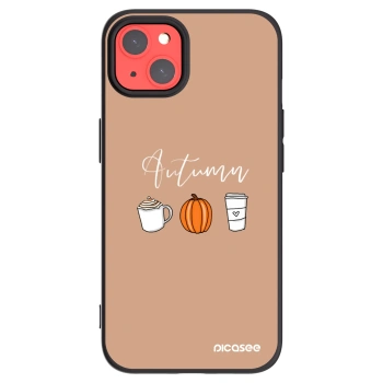Picasee Apple iPhone 13 Hülle - Schwarzes Silikon - Autumn