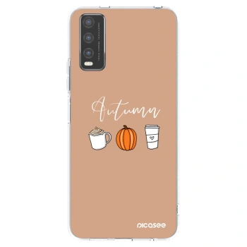 Picasee Vivo Y20s Hülle - Transparentes Silikon - Autumn
