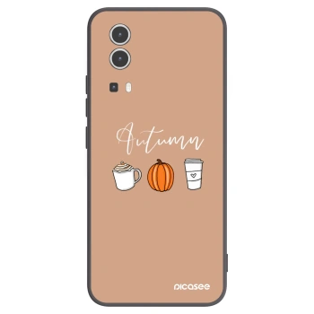 Picasee Vivo Y72 5G Hülle - Schwarzes Silikon - Autumn