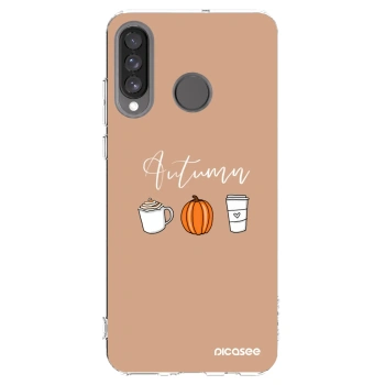 Picasee Huawei P30 Lite Hülle - Transparentes Silikon - Autumn