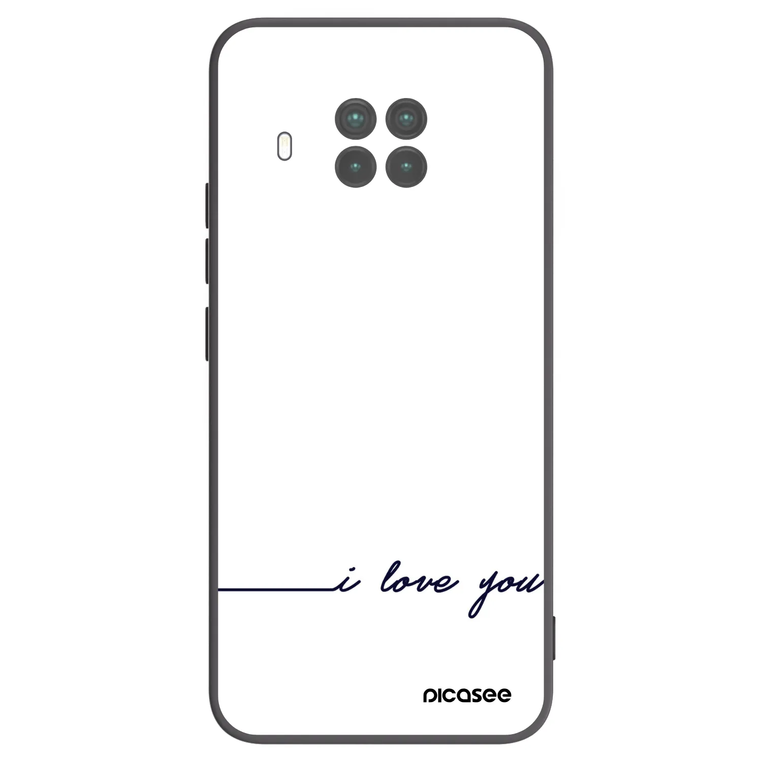 Picasee Xiaomi Mi 10T Lite Hülle - Schwarzes Silikon - Ich liebe dich