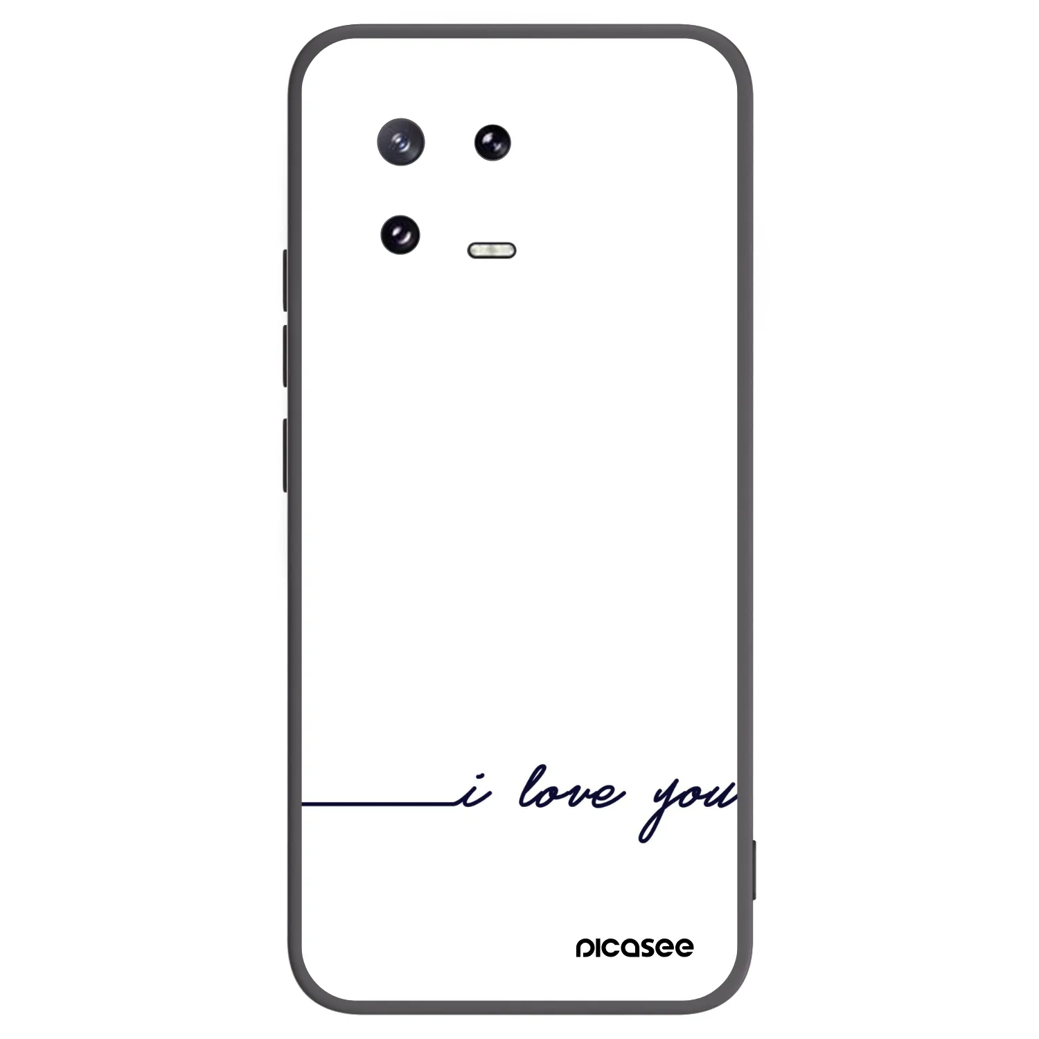 Picasee Xiaomi 13 Pro Hülle - Schwarzes Silikon - Ich liebe dich