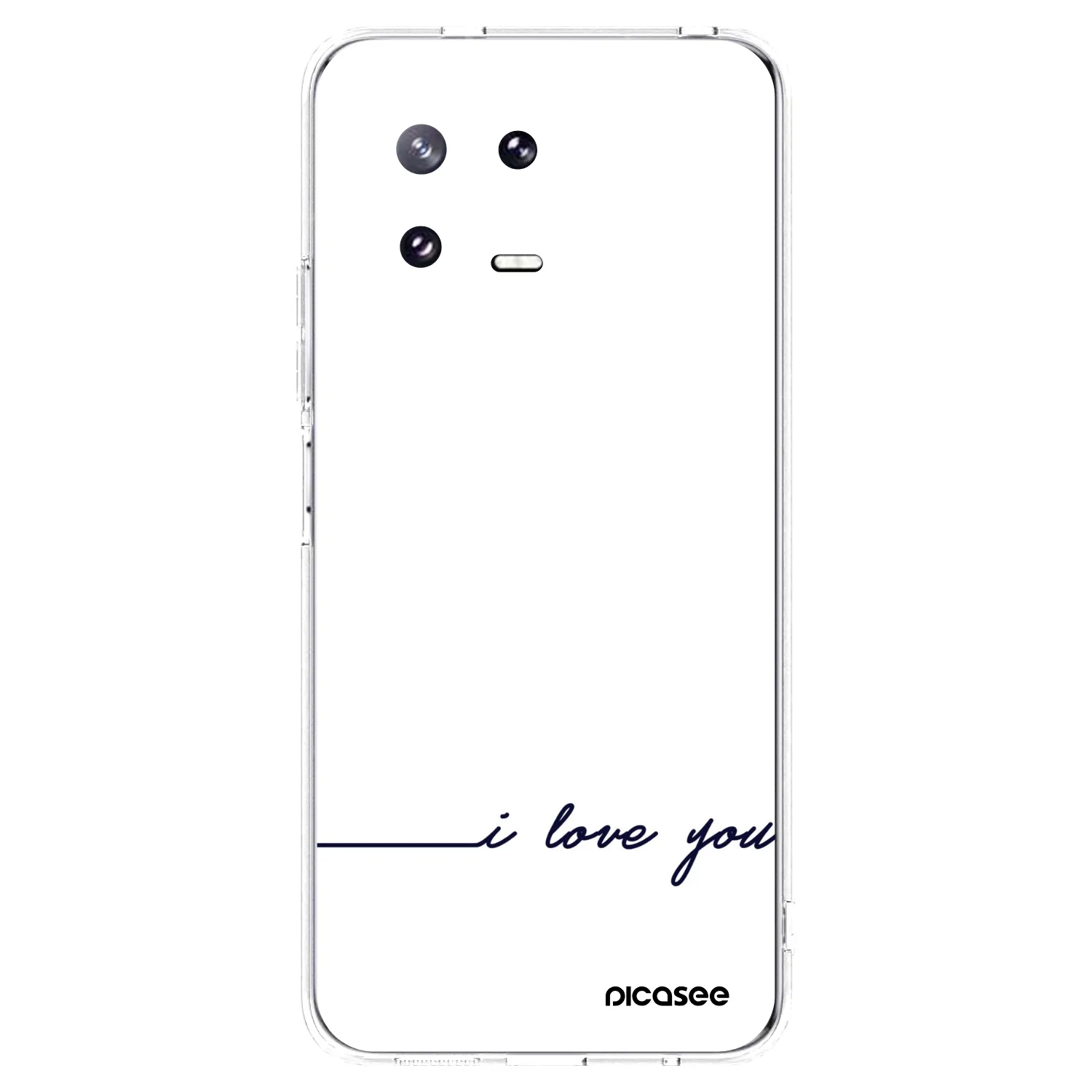 Picasee Xiaomi 13 Pro Hülle - Transparentes Silikon - Ich liebe dich