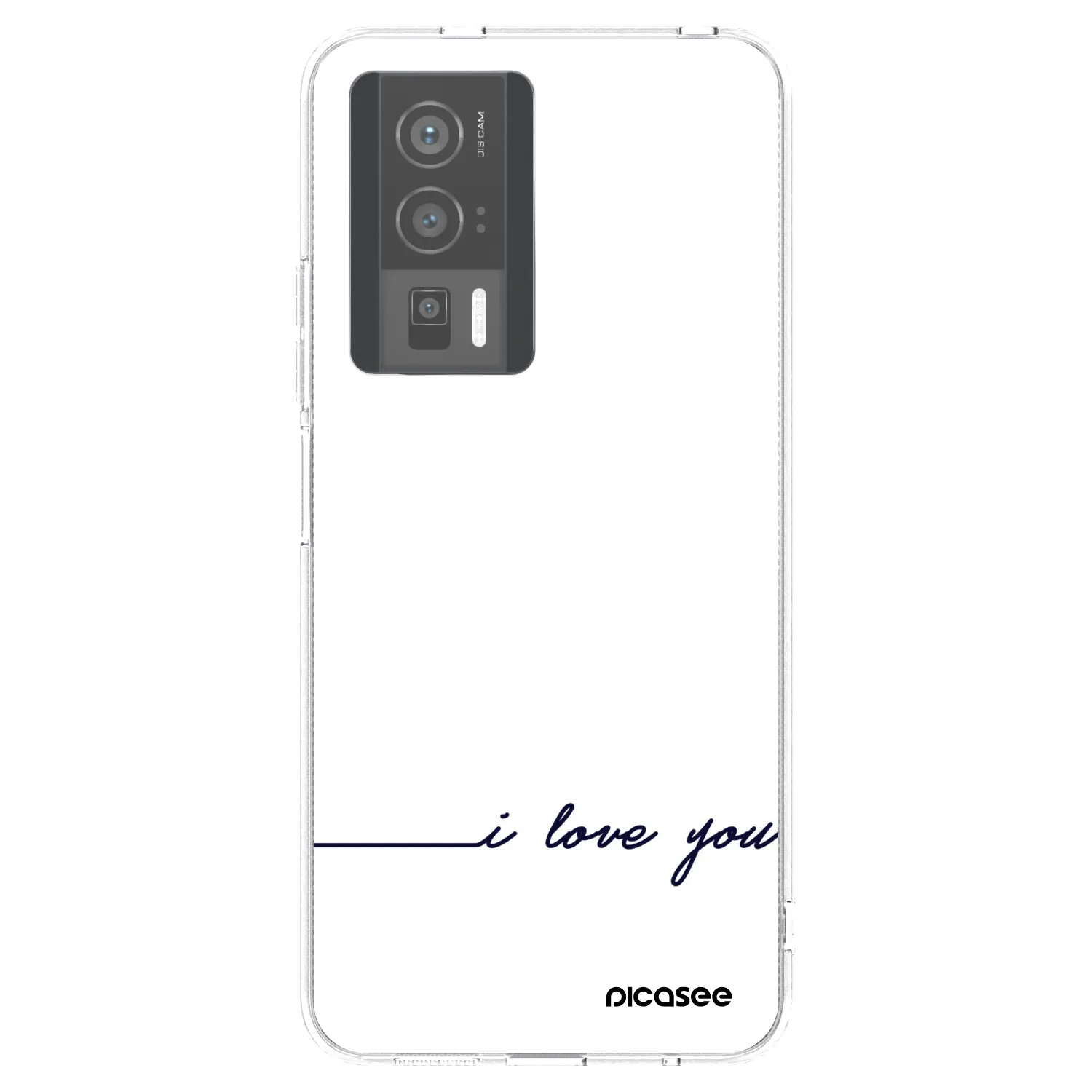 Picasee Xiaomi Poco F5 Pro 5G Hülle - Transparentes Silikon - Ich liebe dich