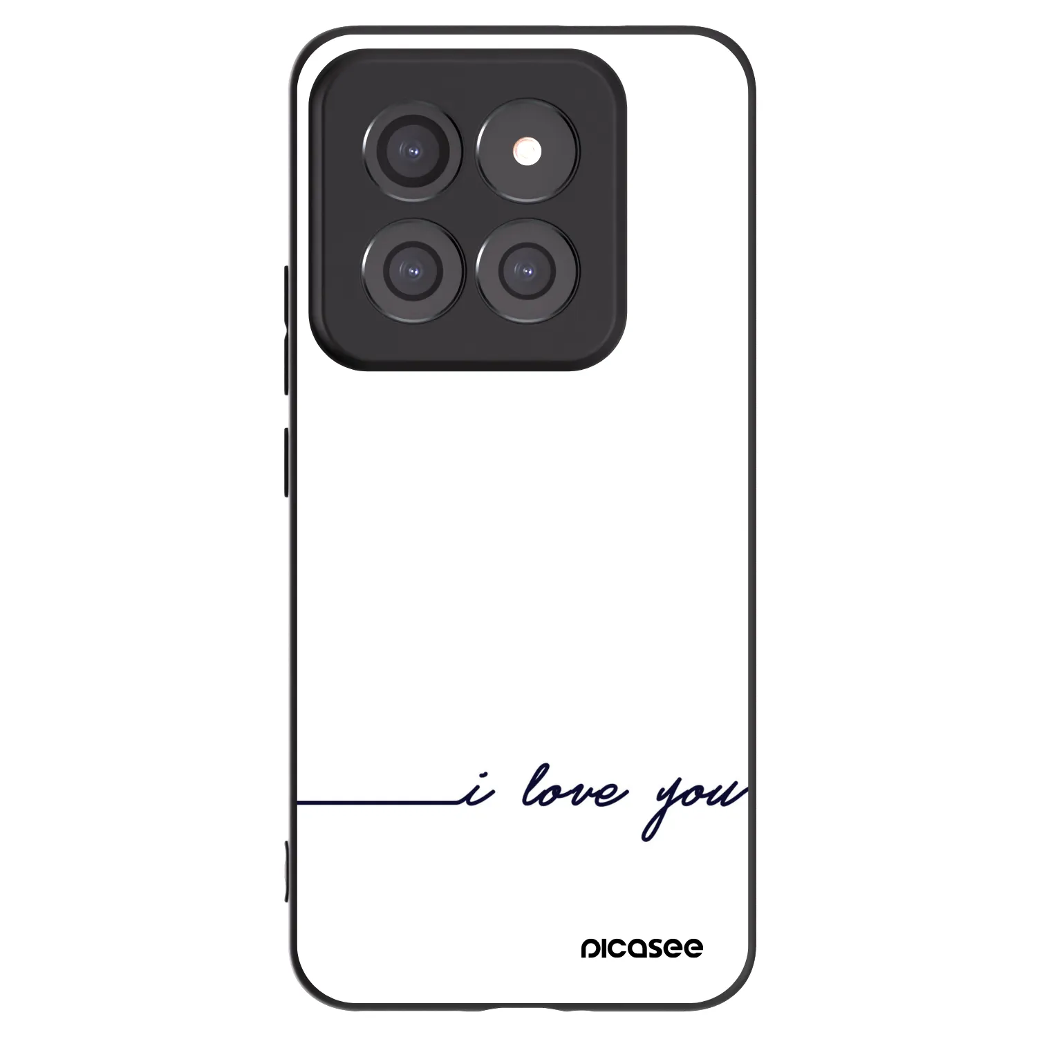 Picasee Xiaomi 14 Pro Hülle - Schwarzes Silikon - Ich liebe dich