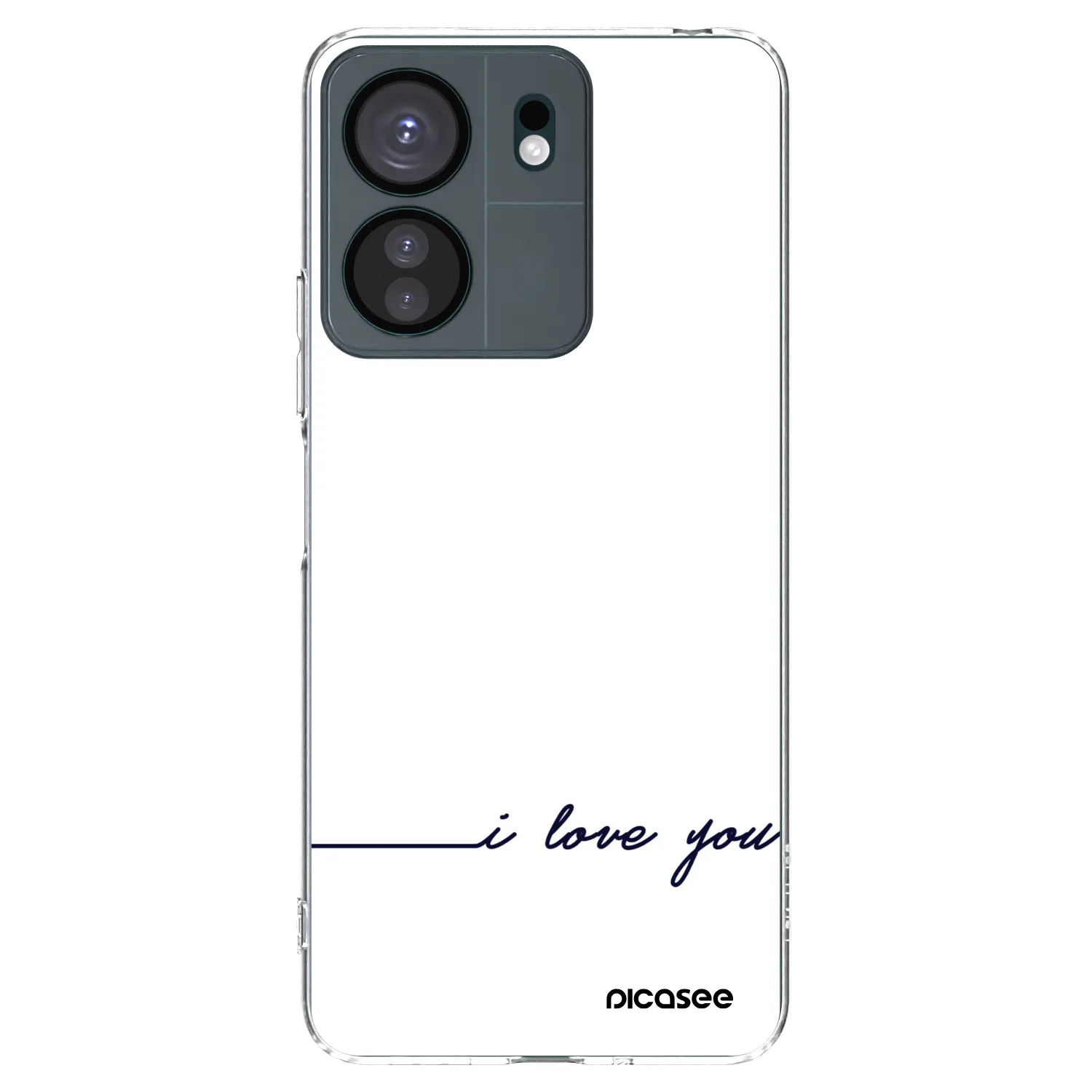 Picasee Xiaomi Redmi 13C 4G Hülle - Transparentes Silikon - Ich liebe dich