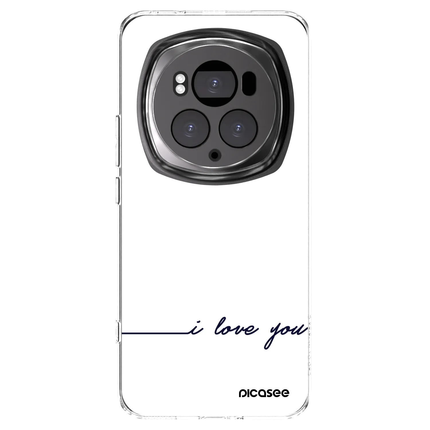 Picasee Honor Magic6 Pro Hülle - Transparentes Silikon - Ich liebe dich