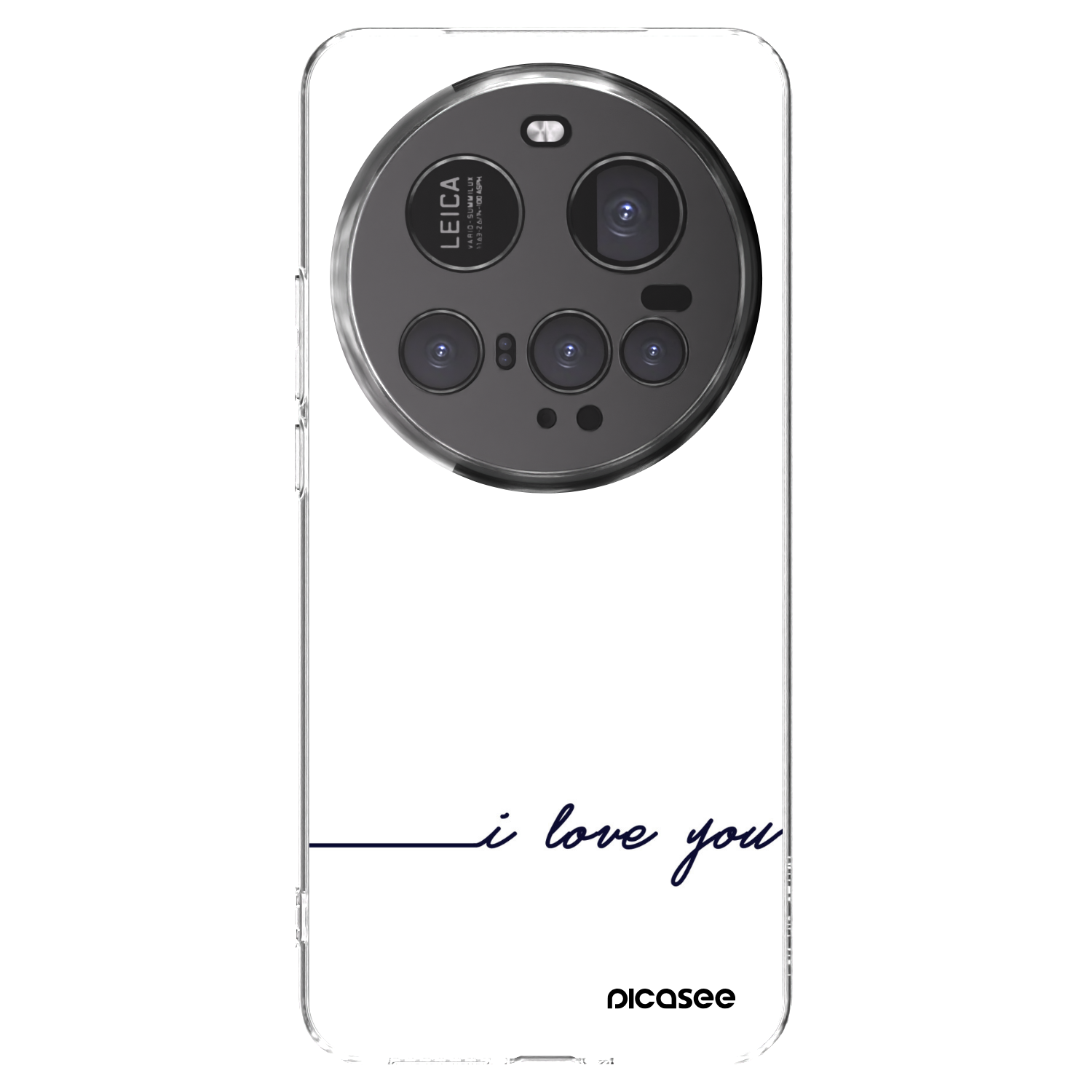 Picasee Xiaomi 15 Ultra Hülle - Transparentes Silikon - Ich liebe dich