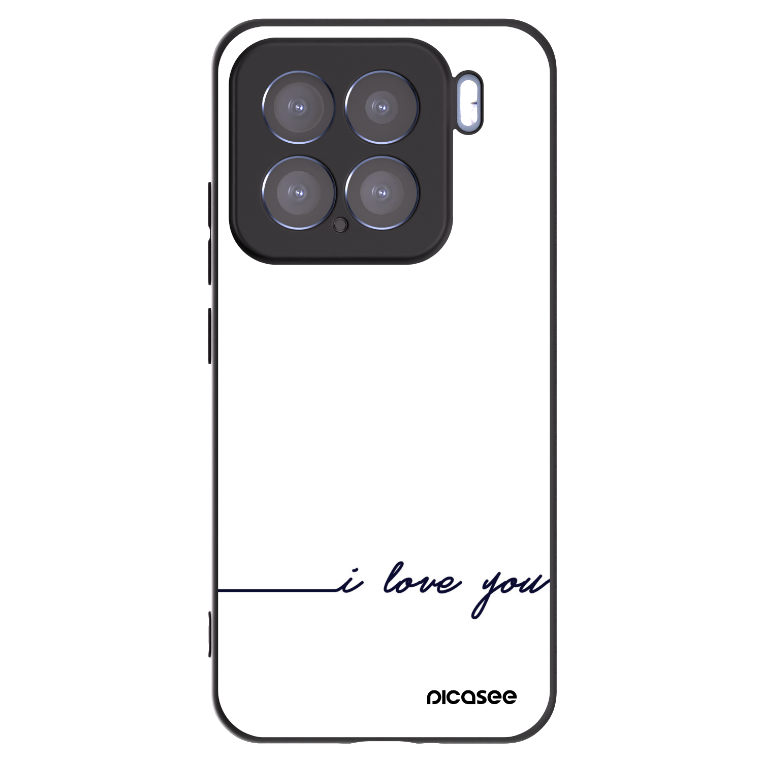 Picasee Xiaomi 15 Hülle - Schwarzes Silikon - Ich liebe dich