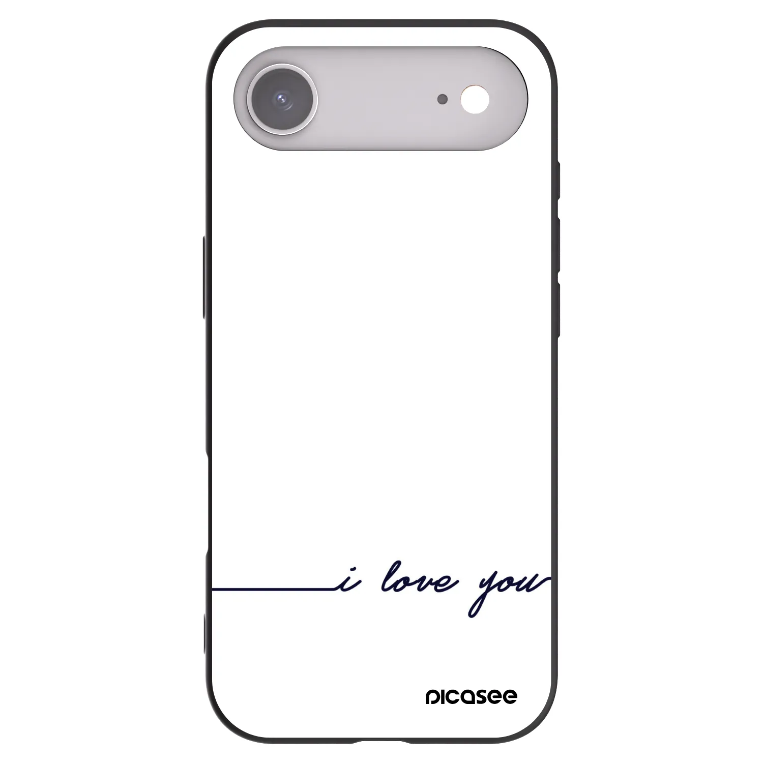 Picasee Apple iPhone Air Hülle - Schwarzes Silikon - Ich liebe dich
