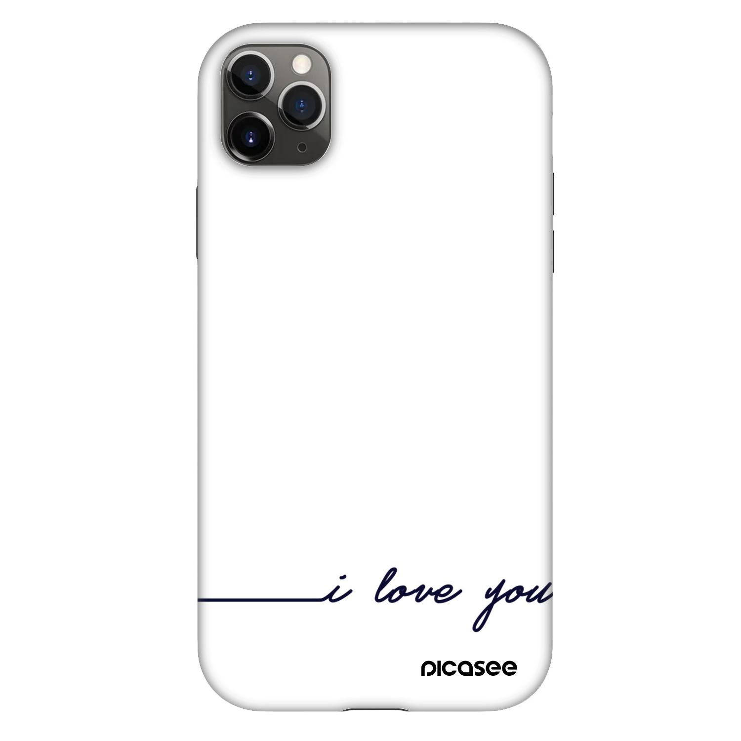 Picasee Fashion Case für Apple iPhone 11 Pro Max - Ich liebe dich