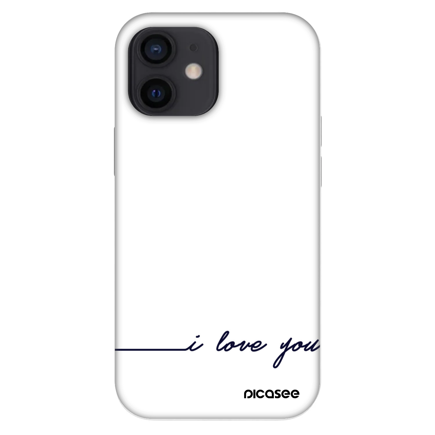 Picasee Fashion Case für Apple iPhone 12 mini - Ich liebe dich