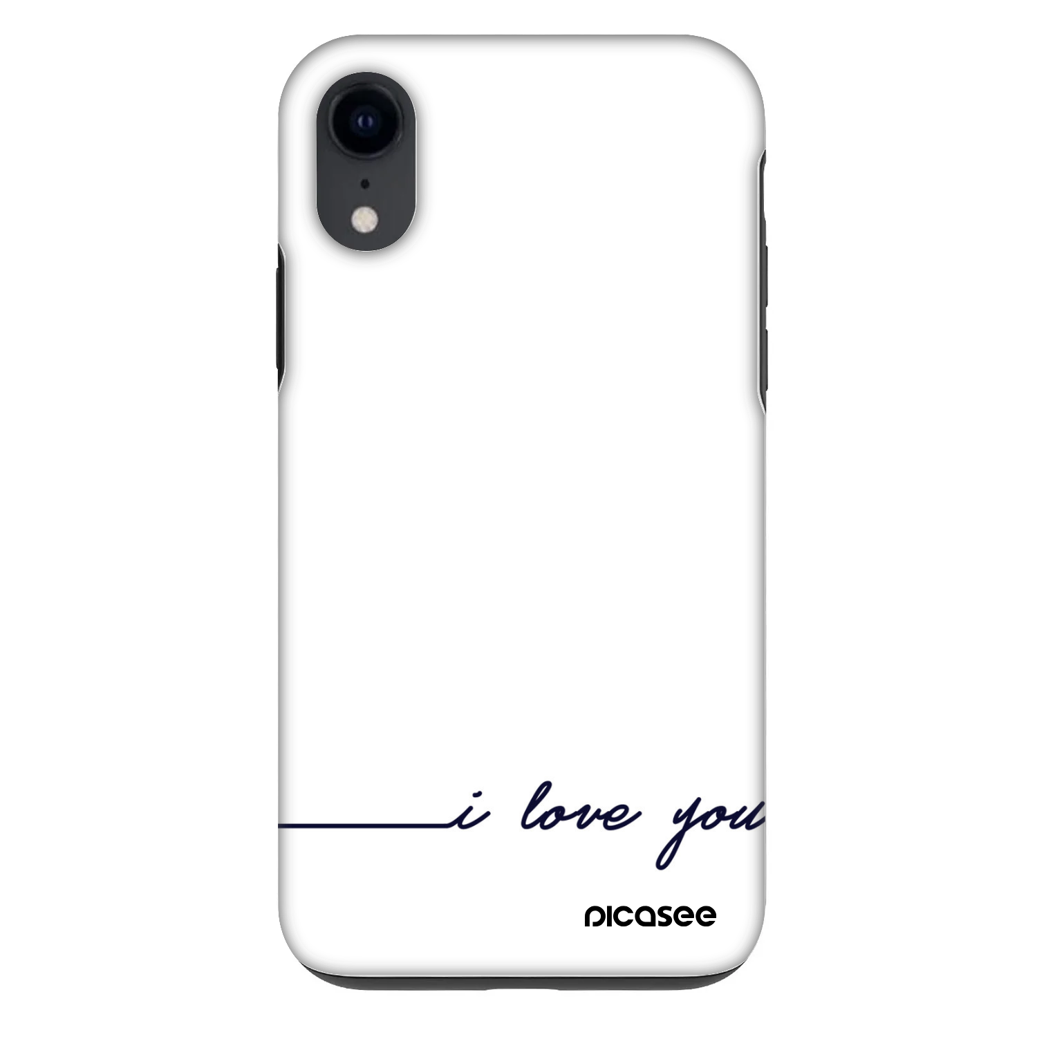 Picasee Fashion Case für Apple iPhone XR - Ich liebe dich