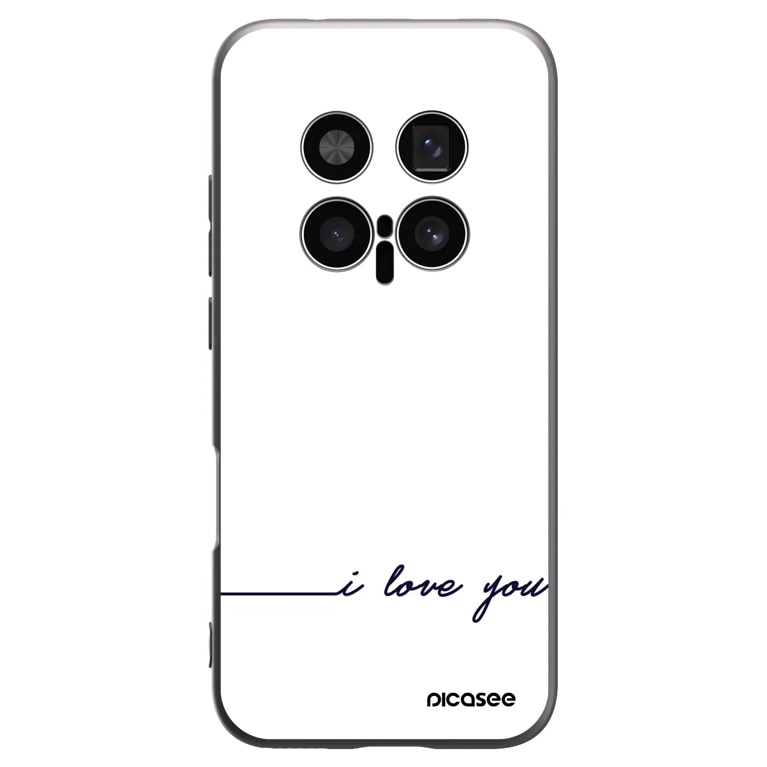 Picasee Honor Magic8 Pro 5G Hülle - Schwarzes Silikon - Ich liebe dich