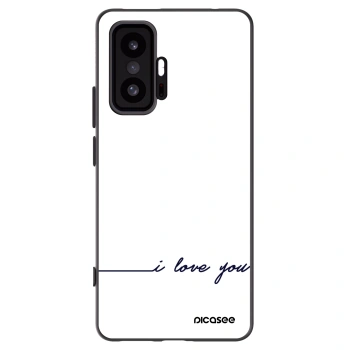Picasee Xiaomi 11T Hülle - Schwarzes Silikon - Ich liebe dich