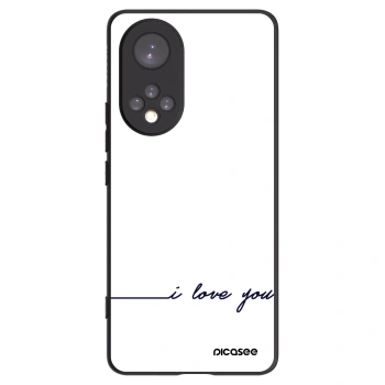 Picasee Honor 50 5G Hülle - Schwarzes Silikon - Ich liebe dich