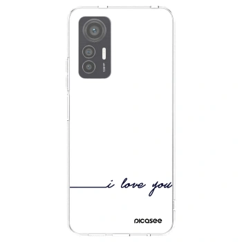 Picasee Xiaomi 12 Lite Hülle - Transparentes Silikon - Ich liebe dich