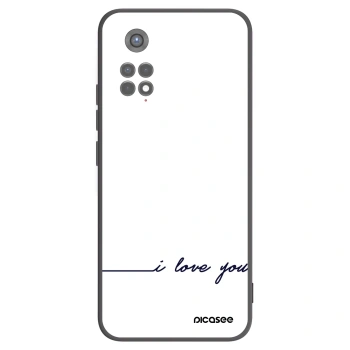 Picasee Xiaomi Redmi Note 11S 5G Hülle - Schwarzes Silikon - Ich liebe dich