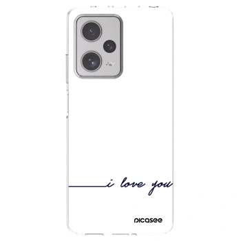 Picasee Xiaomi Redmi Note 12 Pro+ 5G Hülle - Transparentes Silikon - Ich liebe dich