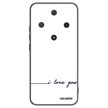 Picasee Honor Magic6 Lite 5G Hülle - Schwarzes Silikon - Ich liebe dich