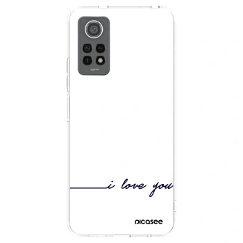 Picasee Xiaomi Redmi Note 12 Pro 4G Hülle - Transparentes Silikon - Ich liebe dich