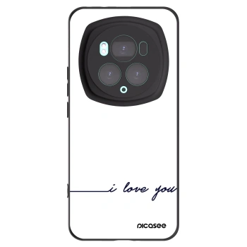 Picasee Honor Magic6 Pro Hülle - Schwarzes Silikon - Ich liebe dich