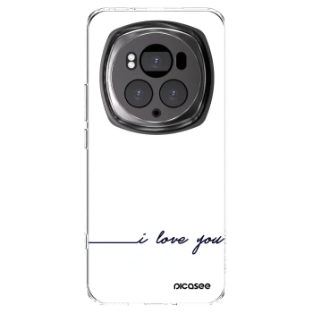 Picasee Honor Magic6 Pro Hülle - Transparentes Silikon - Ich liebe dich